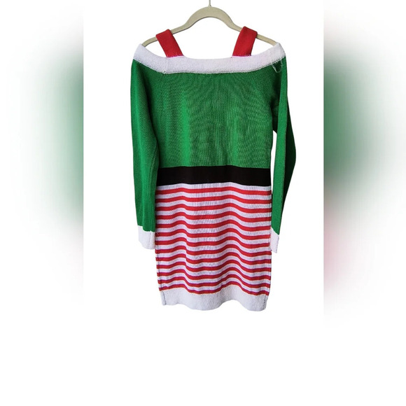 Derek Heart Christmas Festive Holiday Elf Dress, L - Picture 3 of 9